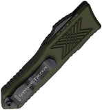 Guardian Tactical Automatic GTX-025 Knife OTF OD Green Aluminum Two-Tone Elmax Tanto Blade 128221