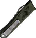 Guardian Tactical Automatic GTX-025 Knife OTF OD Green Aluminum Stonewash Elmax Drop Pt Blade 128511