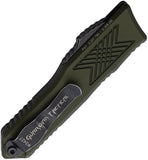 Guardian Tactical Automatic GTX-025 Knife OTF OD Green Aluminum Elmax Drop Pt Blade 128611