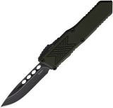 Guardian Tactical Automatic GTX-025 Knife OTF OD Green Aluminum Elmax Drop Pt Blade 128611