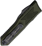 Guardian Tactical Automatic GTX-025 Knife OTF OD Green Aluminum Elmax Tanto Blade 128621