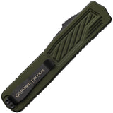 Guardian Tactical Automatic Scout Knife OTF OD Green Aluminum Two-Tone Elmax Blade 148211