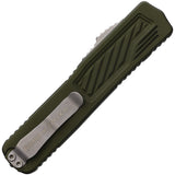 Guardian Tactical Automatic Scout Knife OTF OD Green Aluminum Stonewash Elmax Blade 148511