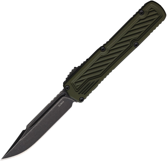 Guardian Tactical Automatic Scout Knife OTF OD Green Aluminum Elmax Blade 148611