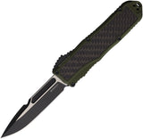 Guardian Tactical Automatic Recon 035 OTF Knife OD Green Aluminum & Carbon Fiber MagnaCut Spear Pt Blade 92211OD
