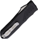 Guardian Tactical Automatic Recon 035 OTF Knife Black Aluminum Two-Tone MagnaCut Serrated Blade 93212