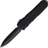 Guardian Tactical Automatic Recon 035 OTF Knife Blackout Aluminum MagnaCut Dagger Blade 93631