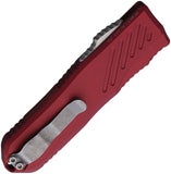 Guardian Tactical Automatic Recon 035 OTF Knife Red Aluminum MagnaCut Spear Pt Blade 94511RD