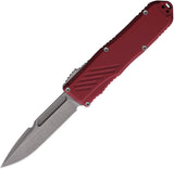Guardian Tactical Automatic Recon 035 OTF Knife Red Aluminum MagnaCut Spear Pt Blade 94511RD