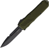 Guardian Tactical Automatic Recon 035 OTF Knife OD Green Aluminum MagnaCut Spear Pt Blade 98111