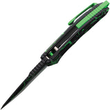 Heretic Knives Automatic Medusa Knife Button Lock Toxic Magma Aluminum MagnaCut Recurve Blade 012MAGTX