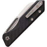 Heretic Knives Jinn Slip Joint Carbon Fiber Folding Serrated MagnaCut Pocket Knife 0132BCF