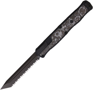 Heretic Knives Automatic Cleric II Knife OTF Black Aluminum & Carbon Fiber MagnaCut Blade 0196CWTCC