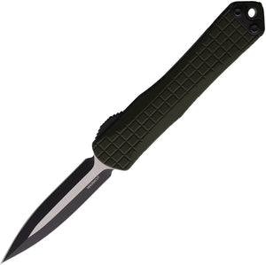 Heretic Knives Automatic Manticore S Knife OTF OD Green Frag Aluminum MagnaCut Blade 024F10AGRN