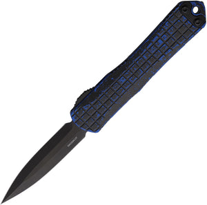 Heretic Knives Automatic Manticore S Knife OTF Breakthrough Blue Aluminum MagnaCut Blade 024F6ABKBLU