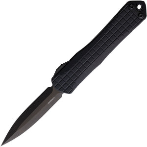 Heretic Knives Automatic Manticore S Knife OTF Blackout Frag Aluminum MagnaCut Blade 024F6AT