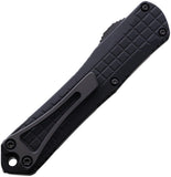 Heretic Knives Automatic Manticore S Knife OTF Blackout Frag Aluminum Serrated MagnaCut Blade 024F6CT