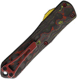 Heretic Knives Automatic Manticore E Knife OTF Teal Aluminum Serrated MagnaCut Bowie Blade 026B14BBOUNTY