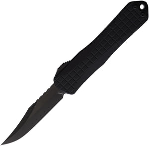 Heretic Knives Automatic Manticore E Knife OTF Blackout Aluminum MagnaCut Bowie Blade 026BF6AT