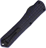 Heretic Knives Automatic Manticore X Knife OTF Breakthrough Purple Frag Aluminum MagnaCut Bowie Blade 030BF6ABRKPU