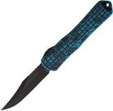 Heretic Knives Automatic Manticore X Knife OTF Breakthrough Turquoise Frag Aluminum MagnaCut Bowie Blade 030BF6ABRKTQ