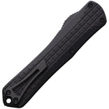 Heretic Knives Automatic Manticore X Knife OTF Blackout Frag Aluminum MagnaCut Blade 032F6AT