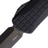 Heretic Knives Automatic Manticore X Knife OTF Blackout Frag Aluminum MagnaCut Blade 032F6AT