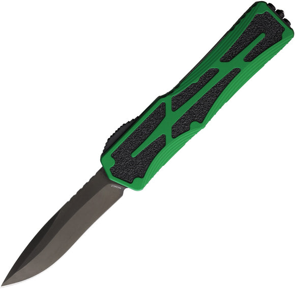 Heretic Knives Automatic Colossus Knife OTF Toxic Green Aluminum MagnaCut Blade 0426ATXGRN