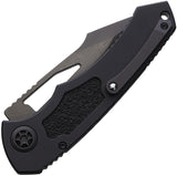 Heretic Knives Pariah Button Lock Blackout Aluminum Folding MagnaCut Knife 0466AT