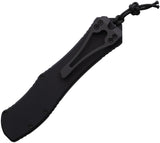 Heretic Knives Automatic Hydra V4 Knife OTF Black Aluminum MagnaCut Drop Pt Blade 40710AT