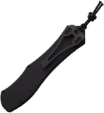 Heretic Knives Automatic Hydra V4 Knife OTF Black Aluminum MagnaCut Recurve Blade 40810AT