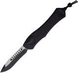 Heretic Knives Automatic Hydra V4 Knife OTF Black Aluminum MagnaCut Recurve Blade 40810AT