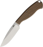 Honey Badger Knives Outfitter Tan GFN 8Cr13MoV Fixed Blade Knife w/ Sheath 5305