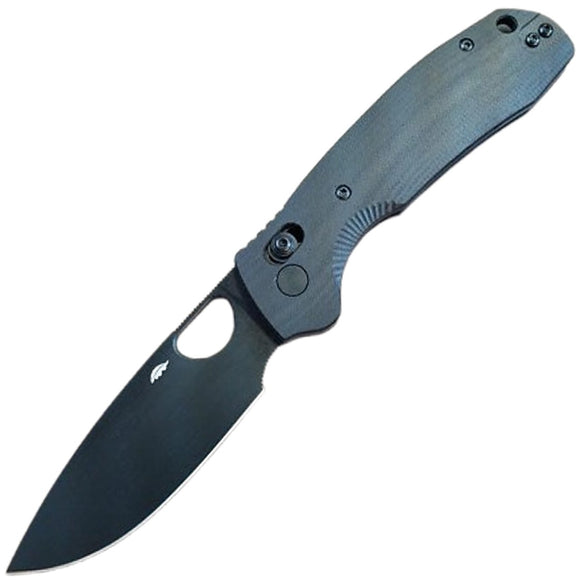 TRIVISA Sabretooth Crossbar Lock Black Folding Knife | Get yours
