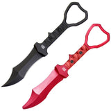 Halfbreed Blades CCK Tuhon Raptor G2 Black & Red G10 2pc Fixed Blade Knife Bundle CCK03G2B