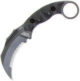 Halfbreed Blades Close Quarters Battle Black G10 Bohler K340 Fixed Blade Knife CQB02PS