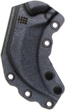 Halfbreed Blades Close Quarters Battle 02 Black G10 K340 Fixed Blade Knife CQB02P