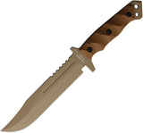Halfbreed Blades Large Infantry Gen 2 Dark Earth G10 K340 Fixed Blade Knife LIK01PG2DE
