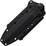 Halfbreed Blades Medium Infantry Black G10 D2 Steel Fixed Blade Knife MIK01PBLK