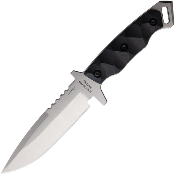 Halfbreed Blades Medium Infantry Black G10 San-VG10 Fixed Blade Knife MIK03G2SANVG