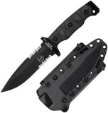 Halfbreed Blades Medium Infantry 04 Black G10 Bohler K340 Fixed Blade Knife MIK04BLK
