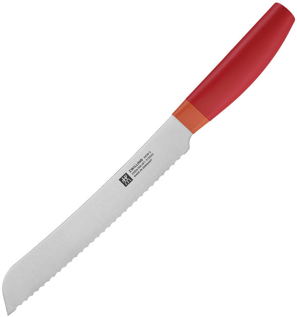 HENCKELS ZWILLING Bread Red & Orange Fixed Blade Knife 53026200