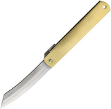 Higonokami Folder Brass Folding Blue Paper Steel Pocket Knife O11L