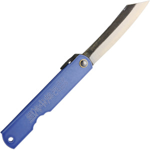 Higonokami Knives No 7 Purple Folding Pocket Knife Blue Paper Steel Blade GOC7B