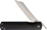 Higonokami Linerlock Black Pakkawood Folding VG-10 Stainless Pocket Knife LNRBL