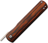 Higonokami Linerlock Mahogany Wood Folding VG-10 Stainless Pocket Knife LNRBR