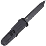 Heckler & Koch Automatic Hk Hadron OTF Knife Black Aluminum 154CM Serrated Blade 54000