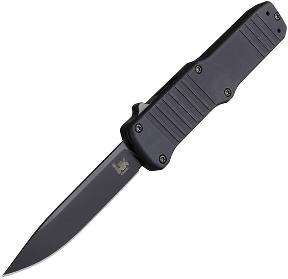 Heckler & Koch Automatic Hk Hadron OTF Knife Black Aluminum 154CM Clip Pt Blade 54010