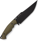 Hydra Knives Legio IX Green G10 Sleipner Steel Fixed Blade Knife S17BLG