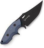 Hydra Knives Alano Blue G10 Sleipner Steel Fixed Blade Knife S18BLB